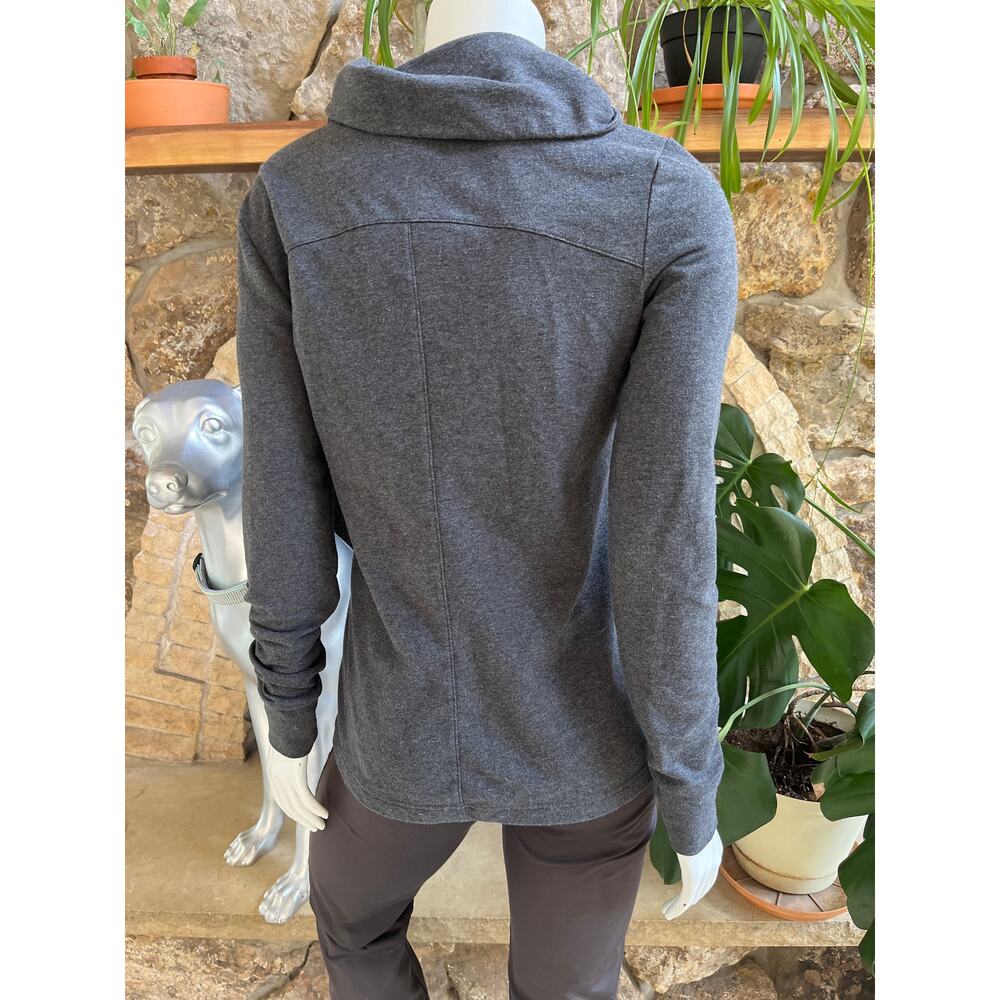 Danskin Gray Wrap Over Cardigan Sweater Women's Size Small - Picture 4 of 9